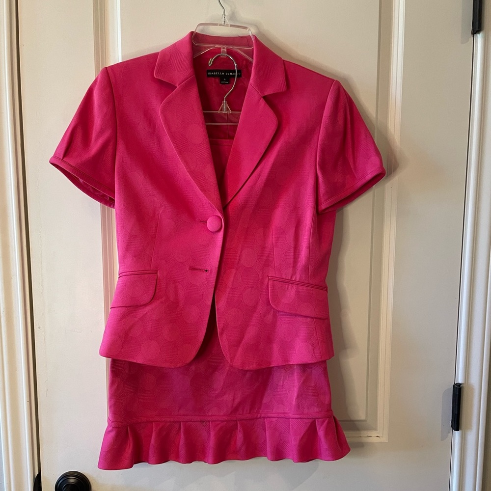 Adorable Hot Pink Suit